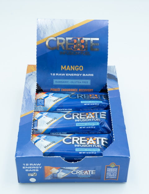 Box Mango Raw Energy Bars (12)