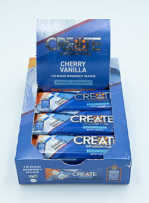Box of Cherry Vanilla Raw Energy Bars (12)